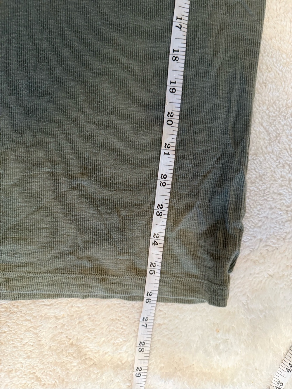 aerie Olive-Gray Scoop Neck Tank - Picture 6 of 6